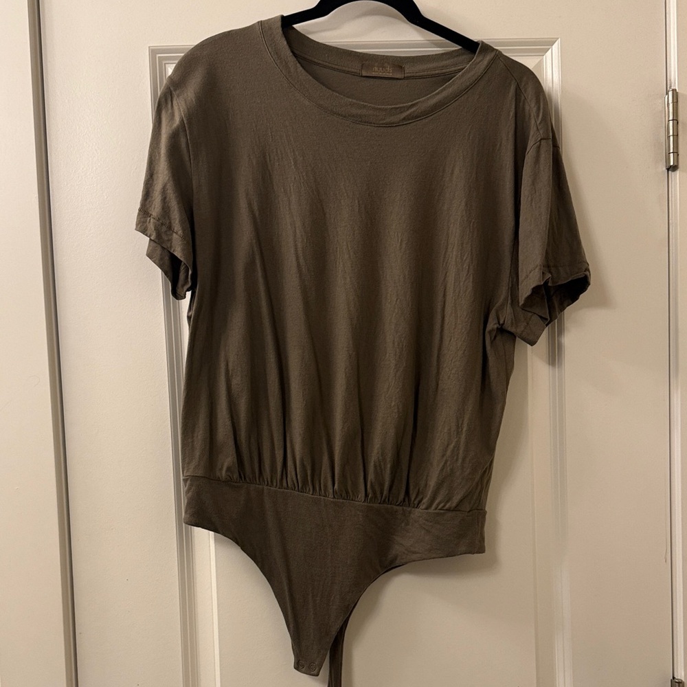 nuuds Khaki Women's Bodysuit Top